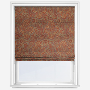 MOON Mac Burnt Orange Roman Blind