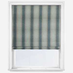 MOON Regency Silver Aqua Roman Blind
