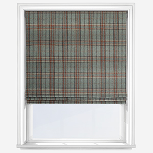 MOON Smyth Aqua Rust Roman Blind