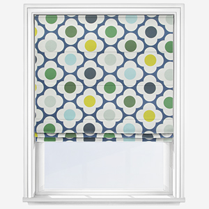 Orla Kiely Spot Flower Blue Multi