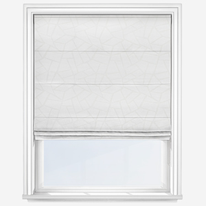 Belvadere Voile Whitewash Roman Blind