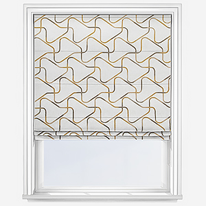 Lauder Ochre Roman Blind
