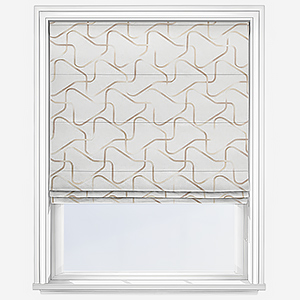 Lauder Putty Roman Blind
