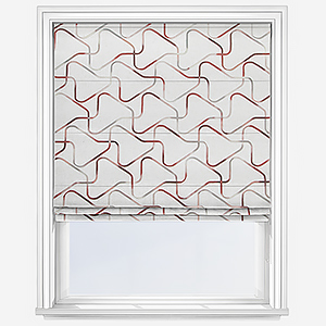 Lauder Redbrick Roman Blind