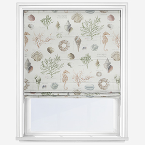 St Helier Seaweed Roman Blind