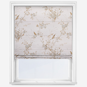 Shabby Chic by Rachel Ashwell Bird Chinoiserie Pink Tan Roman Blind