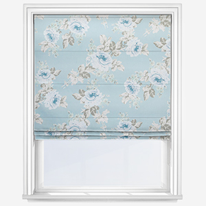 Shabby Chic by Rachel Ashwell Royal Bouquet Blue Roman Blind