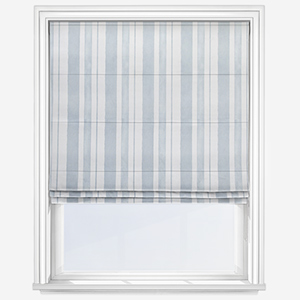 Shabby Chic by Rachel Ashwell Watercolour Stripe Pale Blue Roman Blind