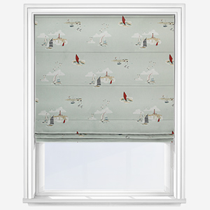 Sophie Allport Coastal Boats Blue Roman Blind