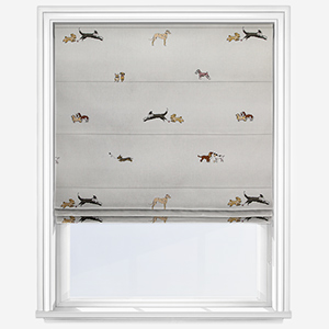 Sophie Allport Doggy Daycare Off White Roman Blind