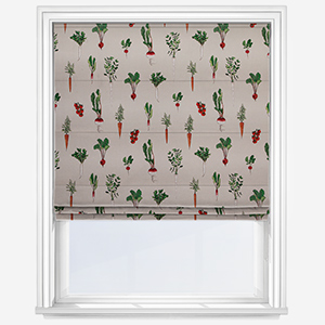 Sophie Allport Garden Vegetables Cream Roman Blind