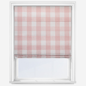 Sophie Allport Gingham Pink Roman Blind