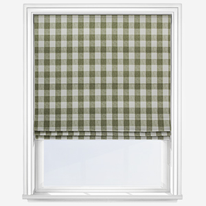 Sophie Allport Gingham Sage Green Roman Blind