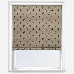 Sophie Allport Olive Linen Roman Blind