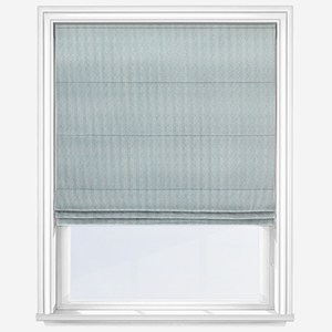 Sophie Allport Stamford Stripe Blue Roman Blind