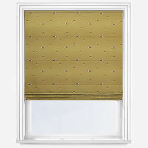 Sophie Allport Woodland Hedgehog Mustard Roman Blind