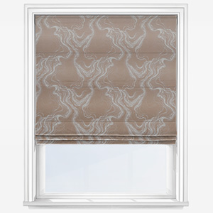 Marble Taupe Roman Blind