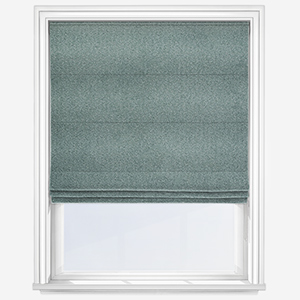 Boucle Sage Green Roman Blind