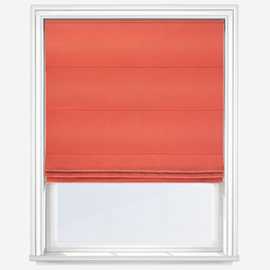 Canvas Fire Orange Roman Blind