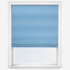 Canvas Sky Blue Roman Blind