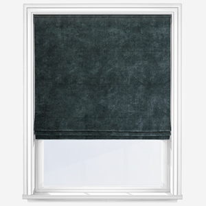 Luminaire Smoke Blue Roman Blind