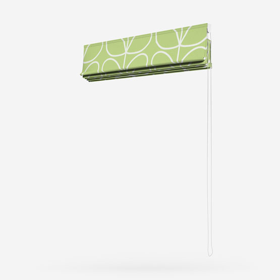 Orla Kiely Jumbo Linear Stem Chalky Green roman