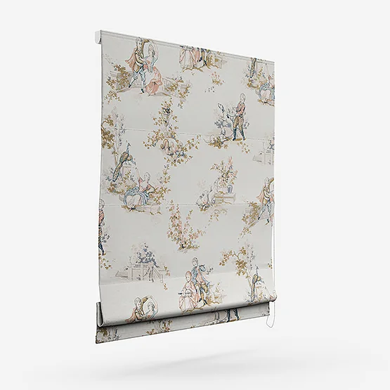Camengo Gavotte Tissu Multicolore roman