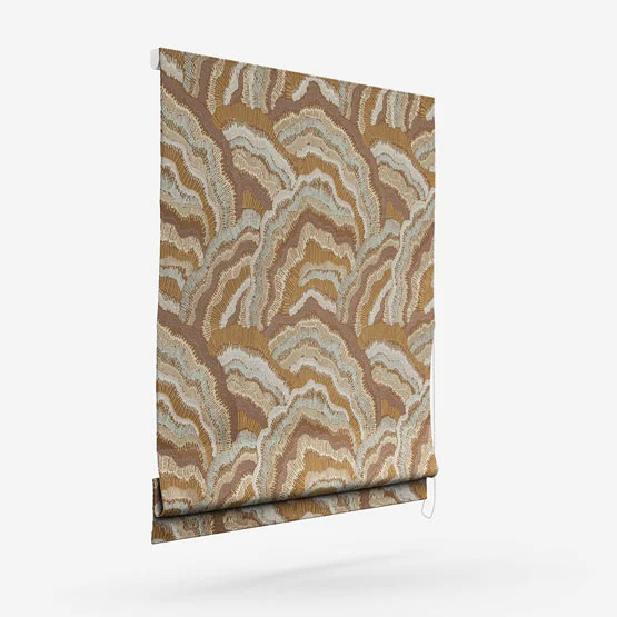 Casamance Annella Ocre Celadon roman