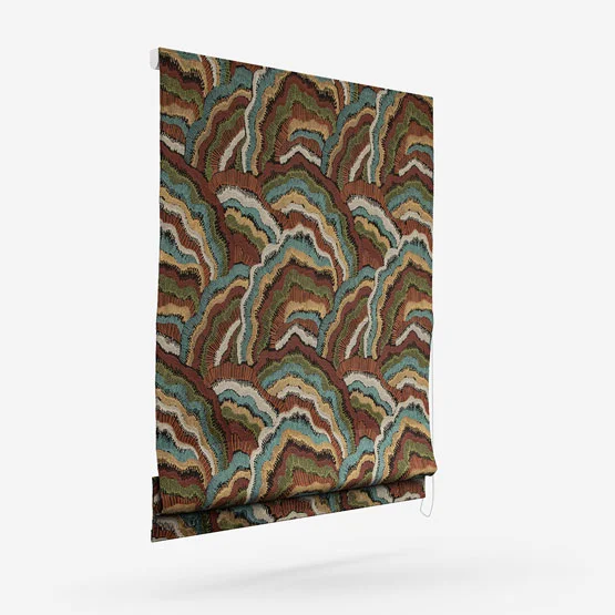 Casamance Annella Topaze Acajou Fonce roman