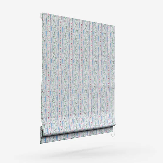 Cath Kidston Wiggle Rose Blue roman