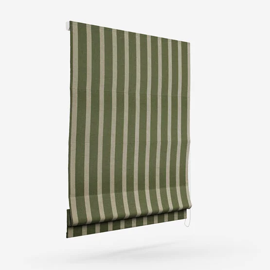 Emily Bond Parasol Stripe Fern Green roman