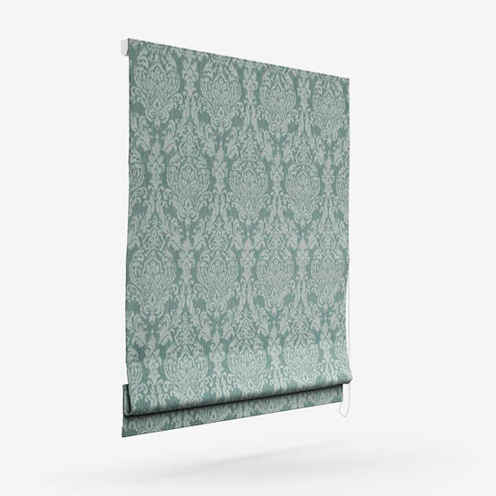 Classic Damask Teal roman