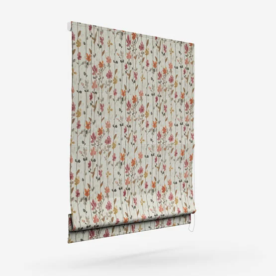 Woodland Floral Raspberry roman