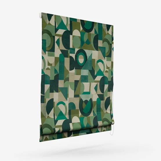 Geometrica Velvet Jadeite roman
