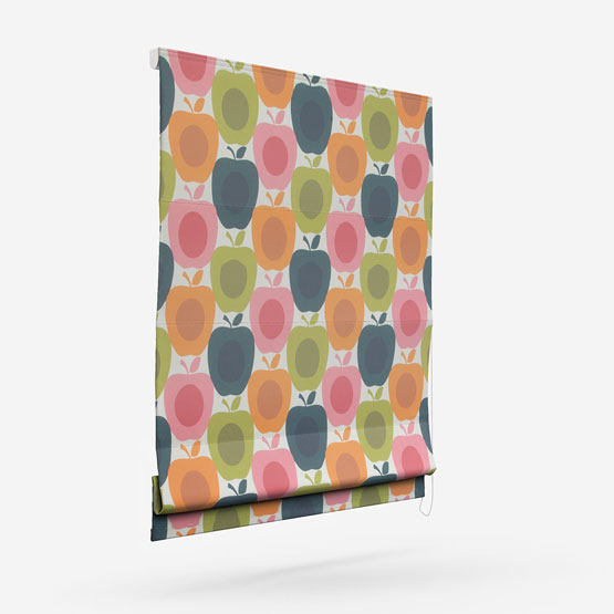 Orla Kiely Apples Pink roman