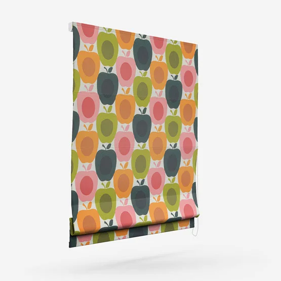 Orla Kiely Apples Pink roman