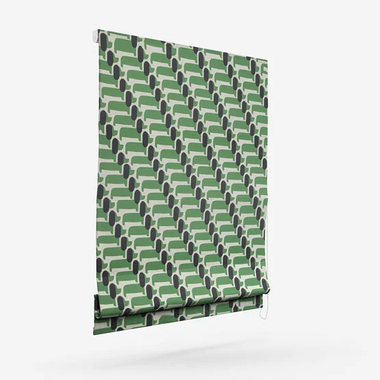 Orla Kiely Dog Show Green roman