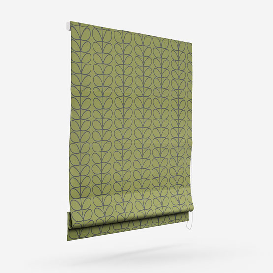 Orla Kiely Linear Stem Olive and Black roman