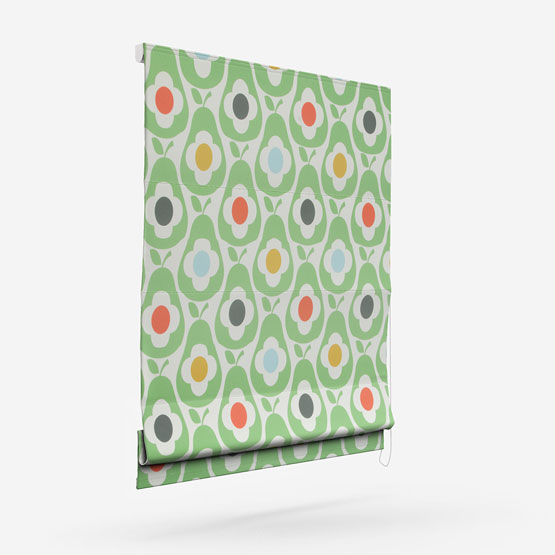 Orla Kiely Pear Green Multi roman