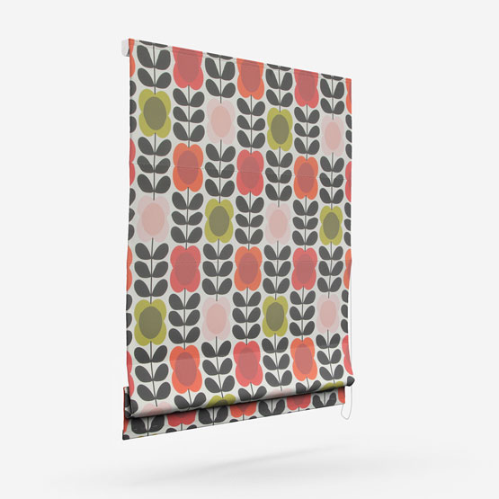 Orla Kiely Spot Flower Stem Tomato and Pink roman