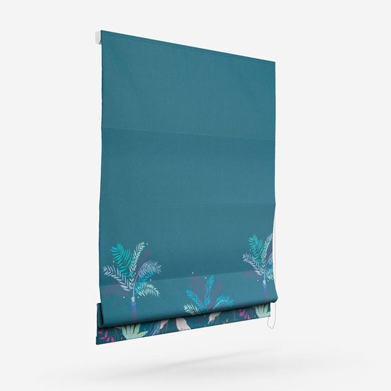 Sara Miller Heron Border Teal roman