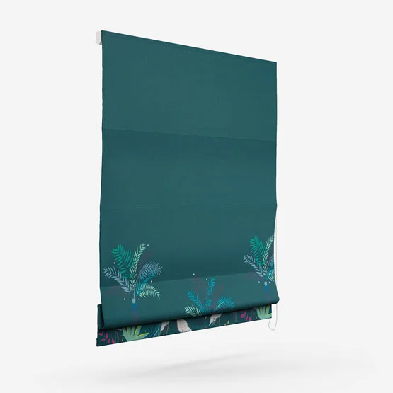 Sara Miller Heron Border Teal roman