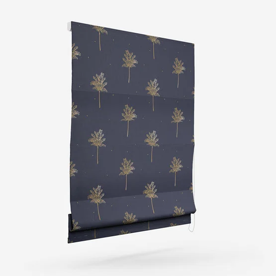 Sara Miller Small Palm Tree Navy roman