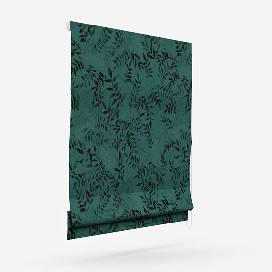 Sonova Studio Kaleidoscope Leaves Teal roman