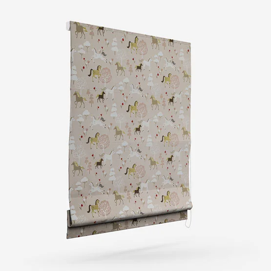 Sophie Allport Forest Ponies Soft Pink roman