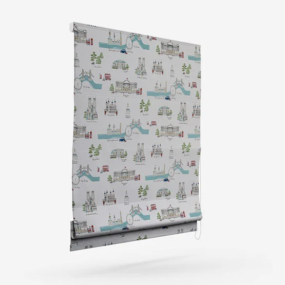 Sophie Allport London Scene White & Blue roman