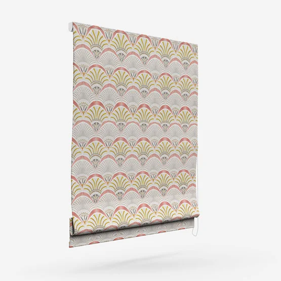 Afro Deco Blush & Olive roman