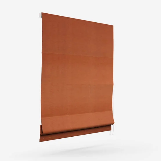 Luxe Faux Silk Rust roman