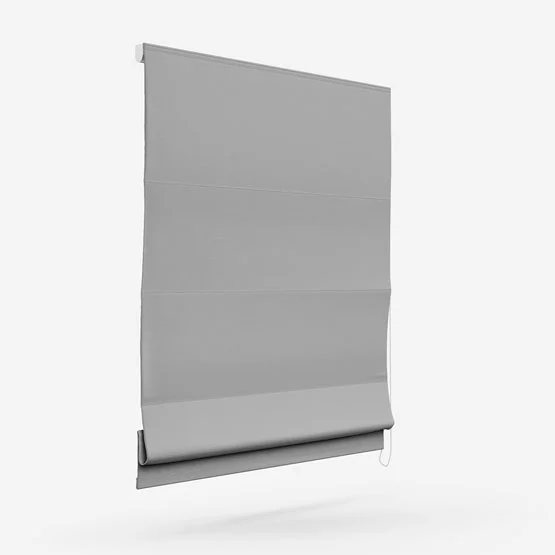 Luxe Faux Silk Silver roman