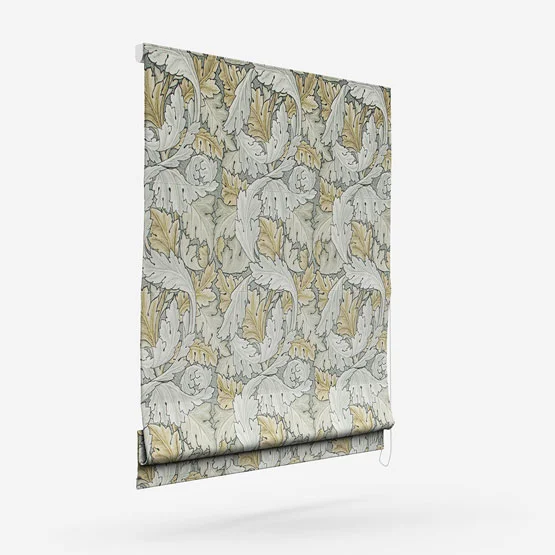 William Morris At Home Acanthus Velvet Flint roman